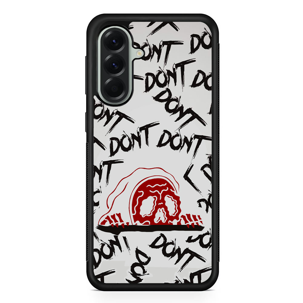Please Don't Be Scare Samsung Galaxy A56 Case | Samsung Galaxy A56 Protective Rubber Case