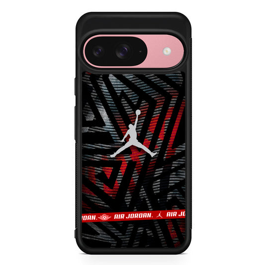 Air Jordan Strokes in Streak Google Pixel 9 Case | Google Pixel 9 Protective Rubber Case