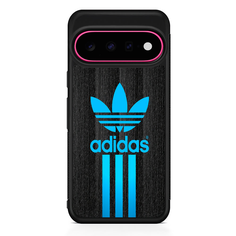Adidas Glowing Blue Google Pixel 11 Case - Stylish Protective Phone Case