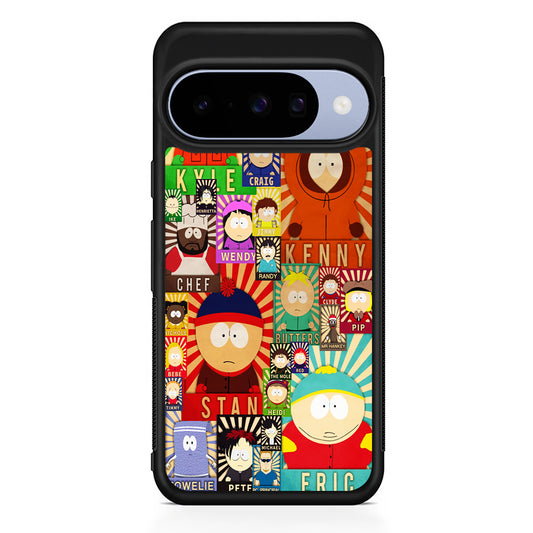 South Park All Characters Google Pixel 10 Case | Google Pixel 10 Rubber Protective Case