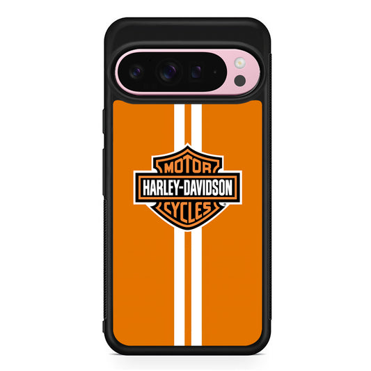 Harley Davidson Orange Touch Google Pixel 9 Pro XL Case | Protective Cover