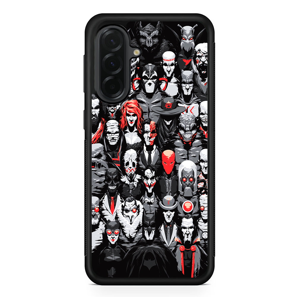 Batman Villains Character Samsung Galaxy A36 Case | Protective Rubber Cover