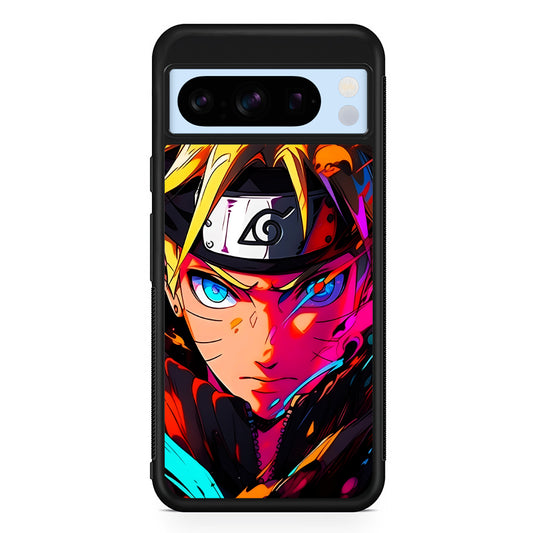 Naruto Uzumaki Colorful Art Google Pixel 8 Pro Case | Slim Rubber Case for Google Pixel 8 Pro
