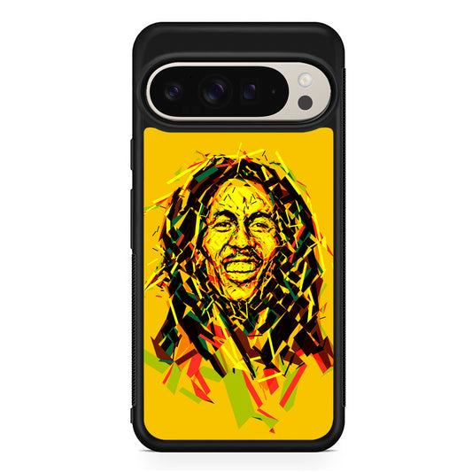 Bob Marley Pop Art Reggae Google Pixel 9 Pro Case | Slim Protective Cover