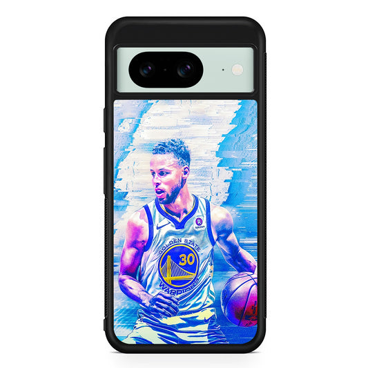 Stephen Curry Golden State Art Google Pixel 8 Case | Durable Protective Cover for Google Pixel 8