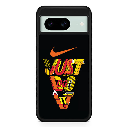 Nike Just Do It Sport Pattern Google Pixel 8 Case | Slim Rubber Case for Google Pixel 8