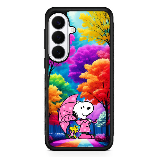 Snoopy and Woodstock in the Forest Samsung Galaxy S26 Plus Case | Slim Protective Cover for Samsung Galaxy S26 Plus