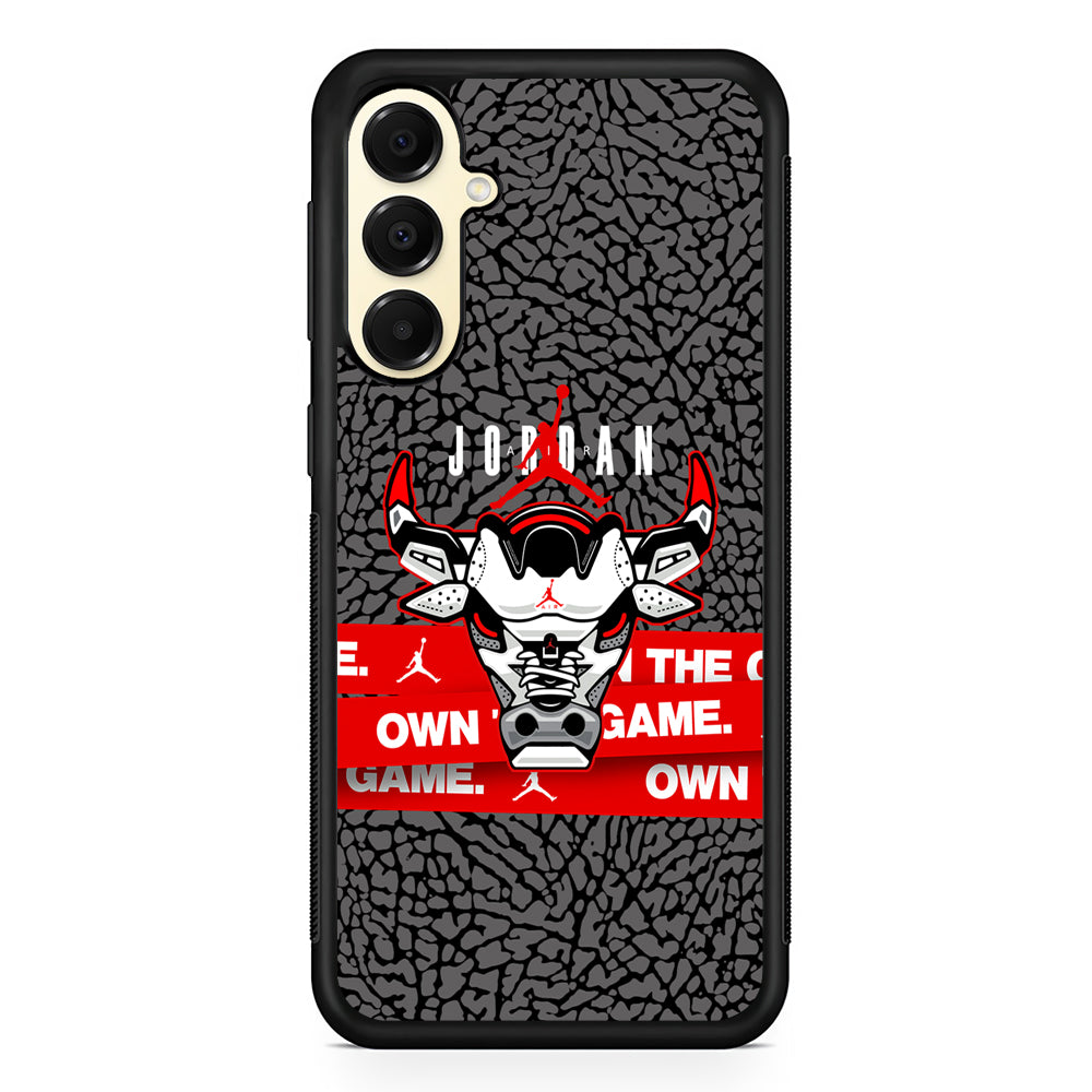 Air Jordan The Bull Head Samsung Galaxy A16 Case | Slim Rubber Case for Samsung Galaxy A16