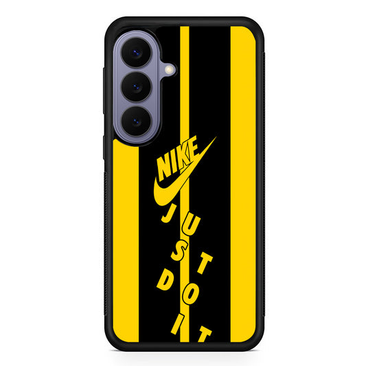 Nike Yellow Stripe Just Do It Samsung Galaxy S26 Case | Lightweight Samsung Galaxy S26 Phone Case