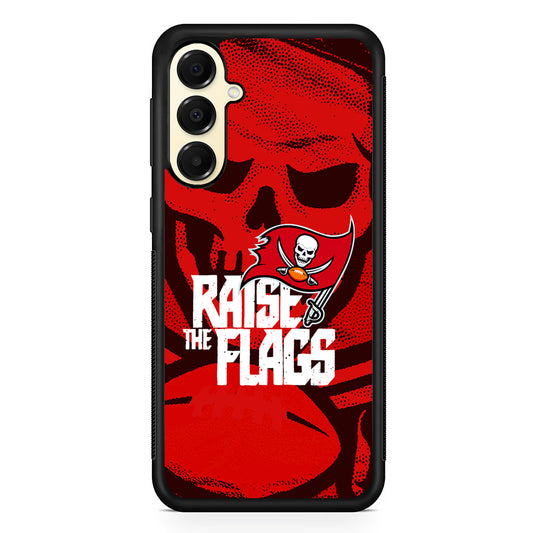 NFL Tampa Bay Buccaneers Flags Samsung Galaxy A16 Case | Slim Rubber Samsung Galaxy A16 Case