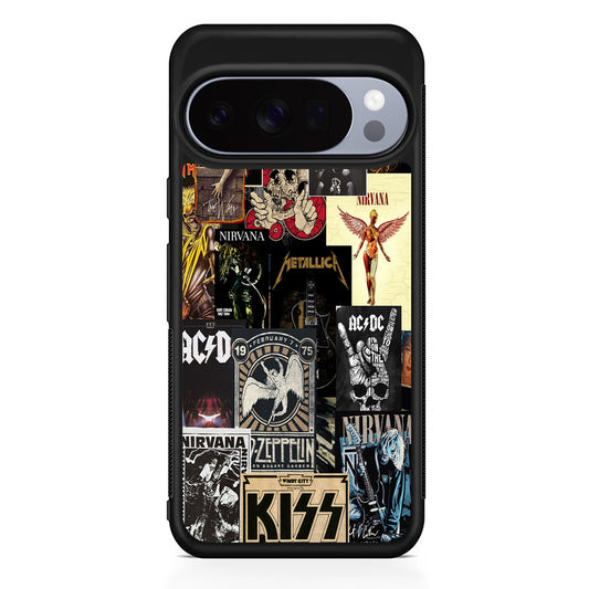 Heavy Metal Rock Music Band Google Pixel 10 Pro Case | Slim Google Pixel 10 Pro Rubber Case
