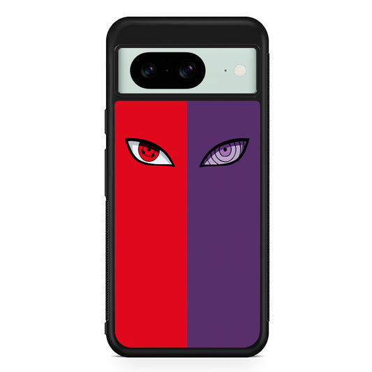 Naruto Sharingan and Rinnegan Google Pixel 8 Case | Durable Protective Cover for Google Pixel 8