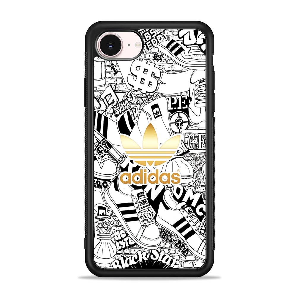 Adidas Fabulous Golden Glow iPhone 17e Case - Silicone Case