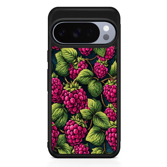 Raspberry Fresh Tropical Fruit Google Pixel 10 Pro Case | Slim Google Pixel 10 Pro Rubber Case