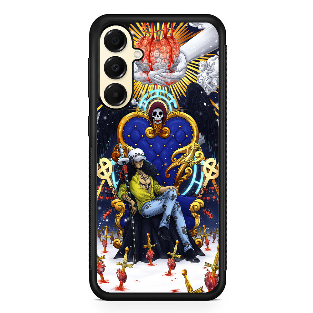 One Piece Trafalgar Law Heart Stealer Samsung Galaxy A16 Case | Slim Rubber Samsung Galaxy A16 Case