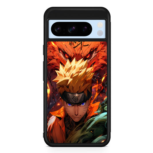 Naruto Uzumaki Rage of the Nine Tails Google Pixel 8 Pro Case | Slim Rubber Case for Google Pixel 8 Pro