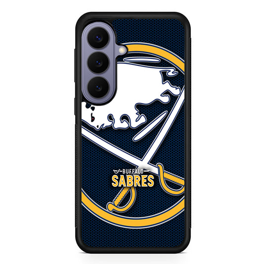 NHL Buffalo Sabres Logo Samsung Galaxy S26 Case | Durable Rubber Case for Samsung Galaxy S26