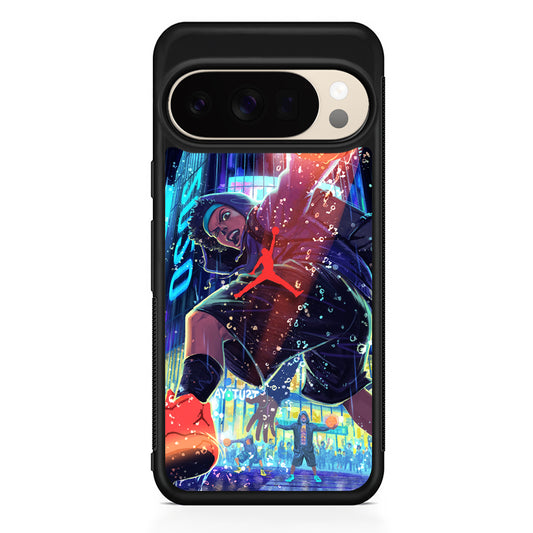 Air Jordan Cartoon City Playground Google Pixel 10 Pro XL Case | Slim Google Pixel 10 Pro XL Protective Case
