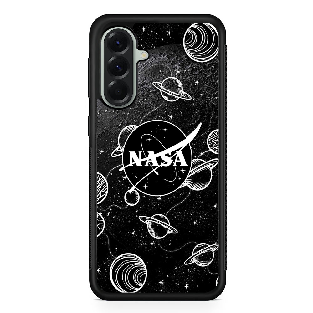 Nasa Shadow of The Moon Samsung Galaxy A56 Case | Samsung Galaxy A56 Rubber Protective Case