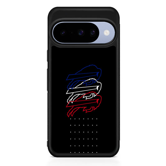 NFL Buffalo Bills Logo Google Pixel 10 Case | Google Pixel 10 Rubber Protective Case