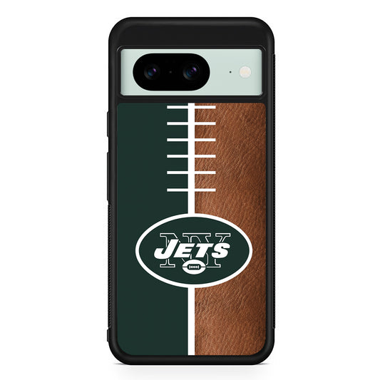 NFL New York Jets Logo Google Pixel 8 Case | Durable Protective Cover for Google Pixel 8