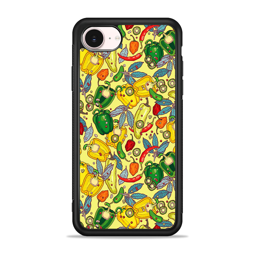 Healthy Vegetarian Food iPhone 17e Case - Silicone Case