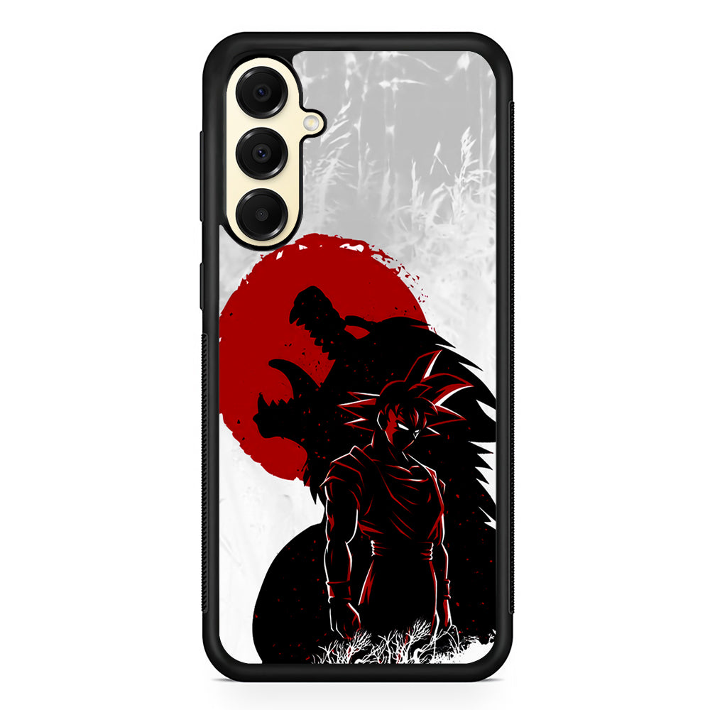 Dragon Ball Goku Red Moon Samsung Galaxy A16 Case | Slim Rubber Samsung Galaxy A16 Case