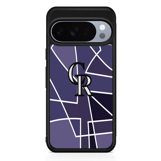 MLB Colorado Rockies Logo Google Pixel 10 Pro Case | Slim Google Pixel 10 Pro Rubber Case