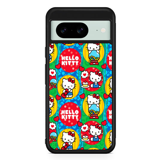 Hello Kitty Art of Momment Google Pixel 8 Case | Durable Protective Cover for Google Pixel 8