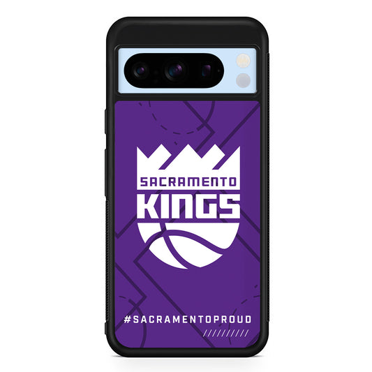NBA Sacramento Kings Proud Google Pixel 8 Pro Case | Slim Rubber Case for Google Pixel 8 Pro