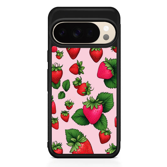 Strawberry Summer Fruit Google Pixel 10 Pro XL Case | Slim Google Pixel 10 Pro XL Protective Case