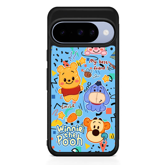 Winnie The Pooh The Best Friend Google Pixel 10 Case | Google Pixel 10 Rubber Protective Case