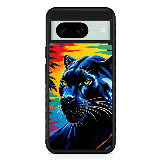 Black Panther At Dusk Google Pixel 8 Case | Durable Protective Cover for Google Pixel 8