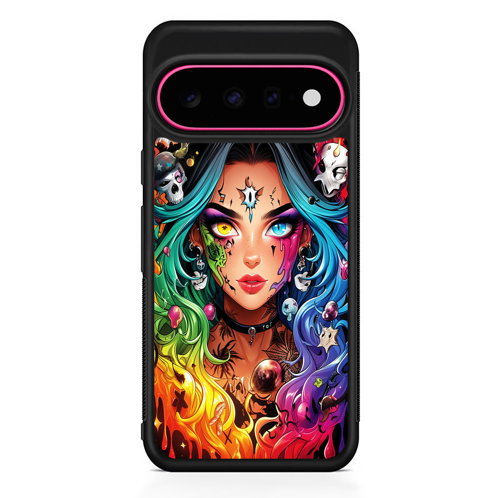 Anime Witch Girl Art Google Pixel 11 Case | Slim Shockproof Cover