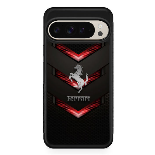 Ferrari Red Steam Google Pixel 9 Pro Case | Slim Protective Cover