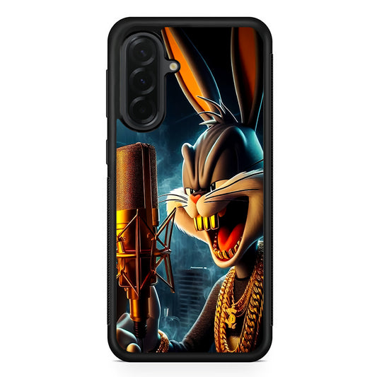 Bugs Bunny The Rapper Samsung Galaxy A36 Case | Protective Rubber Cover