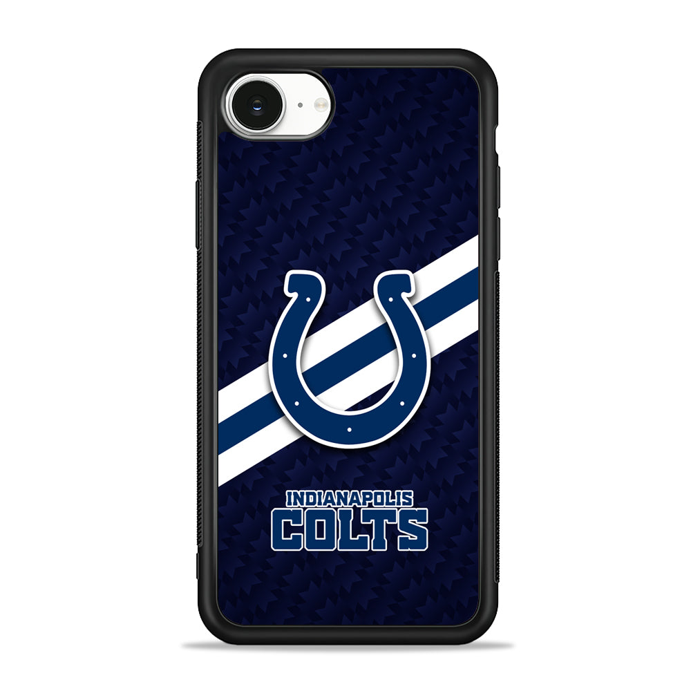 NFL Indianapolis Colts Stripe iPhone 16e Case | Protective Phone Cover
