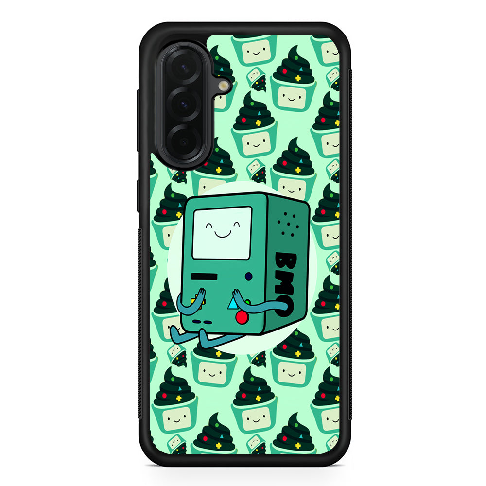 Adventure Time BMO Cartoon Samsung Galaxy A36 Case | Protective Rubber Cover