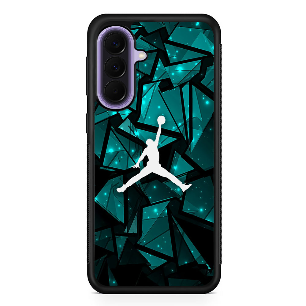 Air Jordan Shards of Crystal Samsung Galaxy A57 Case | Slim Samsung Galaxy A57 Rubber Case
