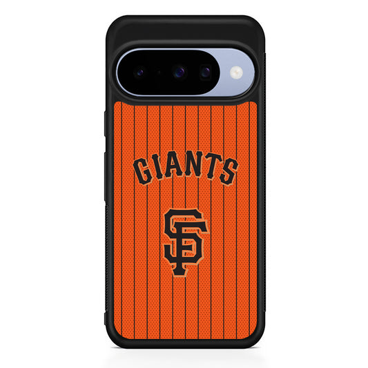 MLB San Francisco Giants Logo Google Pixel 10 Case | Google Pixel 10 Rubber Protective Case