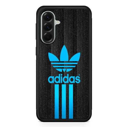 Adidas Glowing Blue Samsung Galaxy A56 Case | Samsung Galaxy A56 Rubber Protective Case