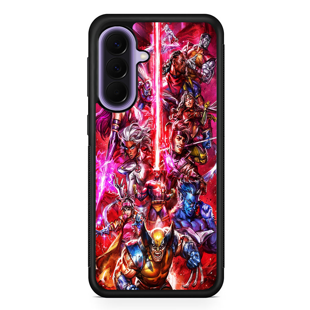 The X-Men vs Magneto Art Samsung Galaxy A57 Case | Slim Samsung Galaxy A57 Rubber Case