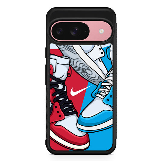 Nike Sneak Shoes Google Pixel 9 Case | Durable Google Pixel 9 Cover