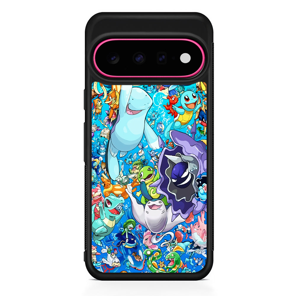 Pokemon Water Google Pixel 11 Case | Slim Shockproof Cover
