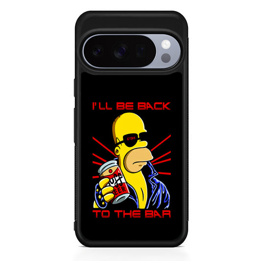 Homer Simpson with Duff Beer Google Pixel 10 Pro Case | Slim Google Pixel 10 Pro Rubber Case
