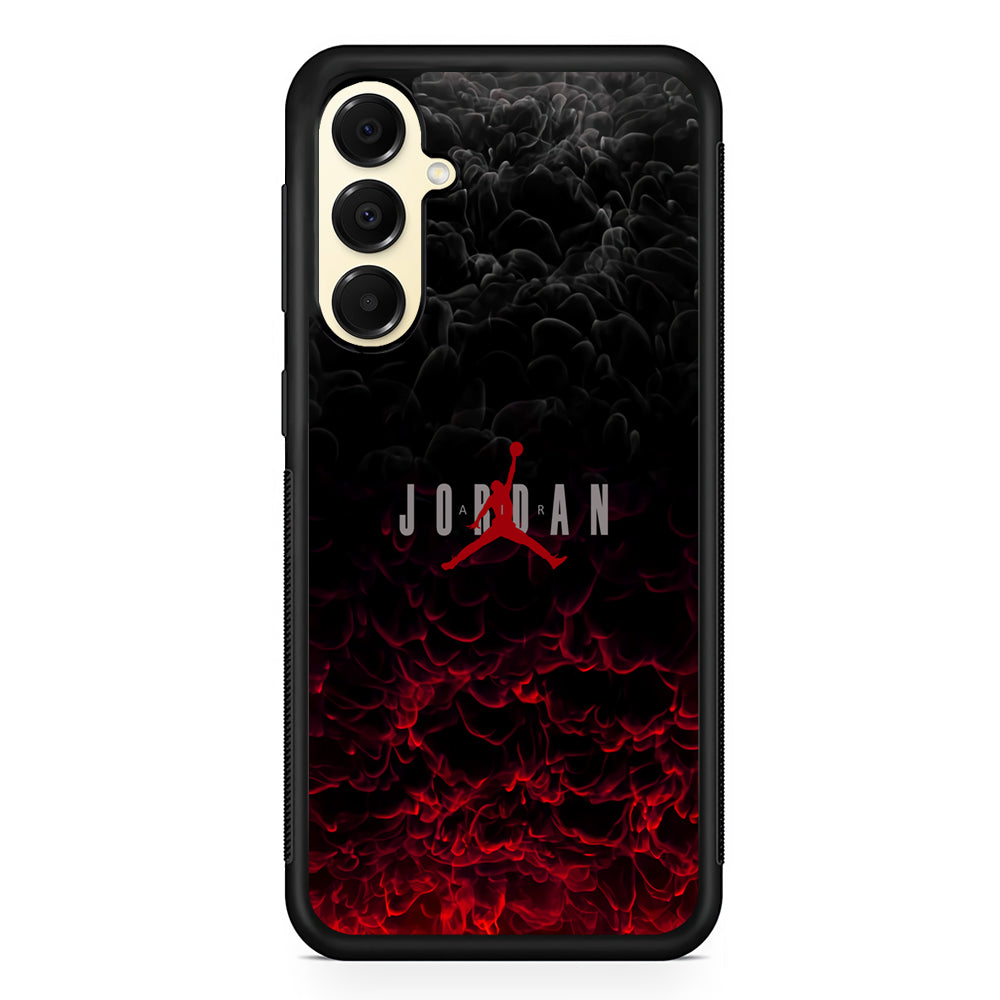 Air Jordan Light The Smoke Samsung Galaxy A16 Case | Slim Rubber Case for Samsung Galaxy A16
