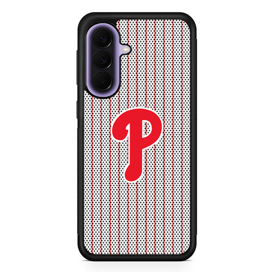 MLB Philadelphia Phillies Team Samsung Galaxy A57 Case | Slim Samsung Galaxy A57 Rubber Case