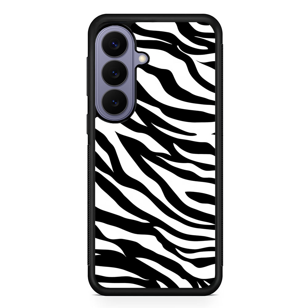 Zebra Skin Pattern Samsung Galaxy S26 Case | Durable Rubber Case for Samsung Galaxy S26