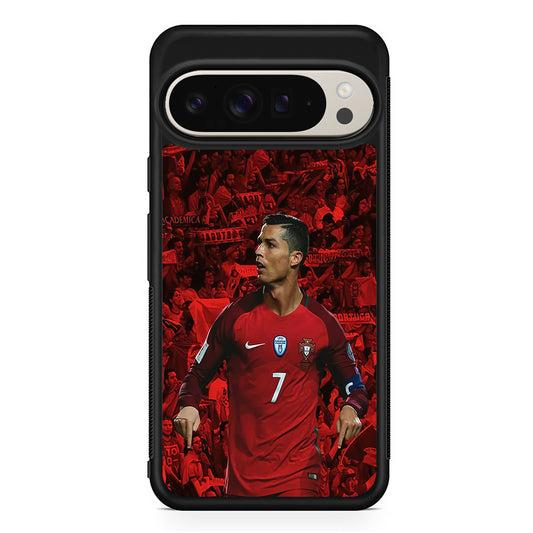 Cristiano Ronaldo Portugal Google Pixel 9 Pro Case | Slim Protective Cover