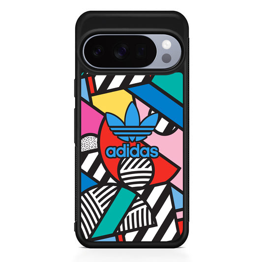 Adidas Collage of Shape Google Pixel 10 Pro Case | Slim Google Pixel 10 Pro Rubber Case